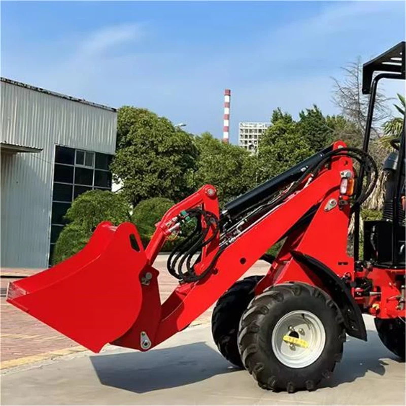 Настройка передней части автомобиля погрузчика